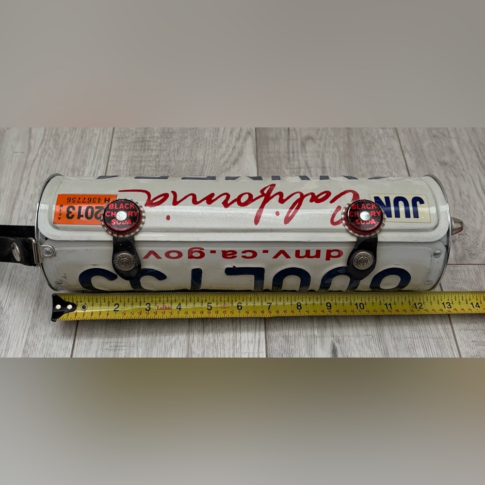 Little Earth California License Plate Wine Bottle Bag with Removable Strap - Picture 9 of 10